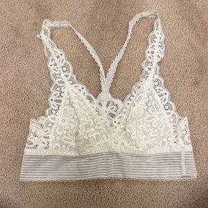 Victoria's Secret White Lace Bralette